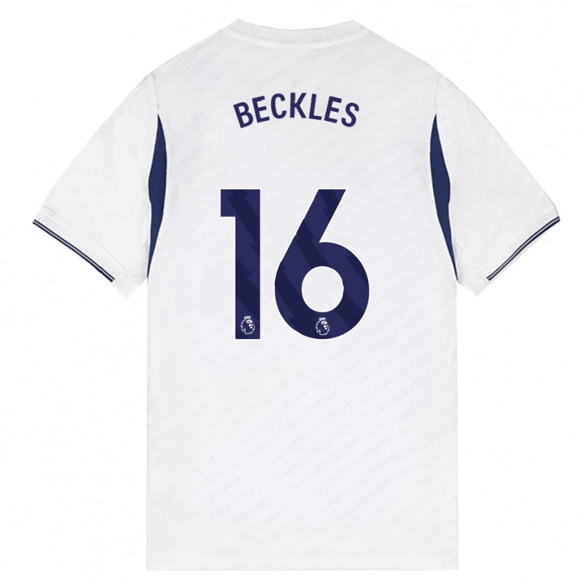 Danxen Mulher Camisola Zion Beckles #16 Branco Vermelho Roxo Principal 2026/27 Camisa Brasil