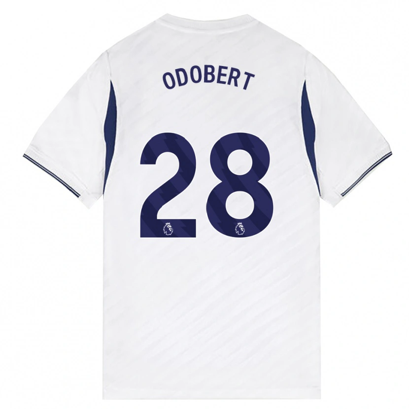 Danxen Mulher Camisola Wilson Odobert #28 Branco Vermelho Roxo Principal 2026/27 Camisa Brasil