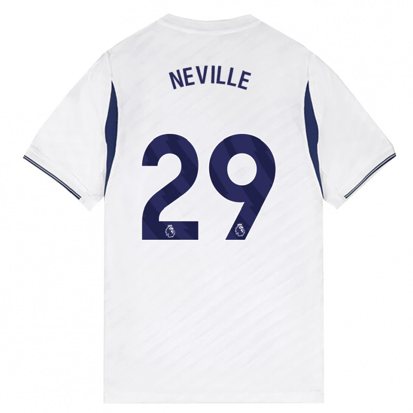 Danxen Mulher Camisola Ashleigh Neville #29 Branco Vermelho Roxo Principal 2026/27 Camisa Brasil
