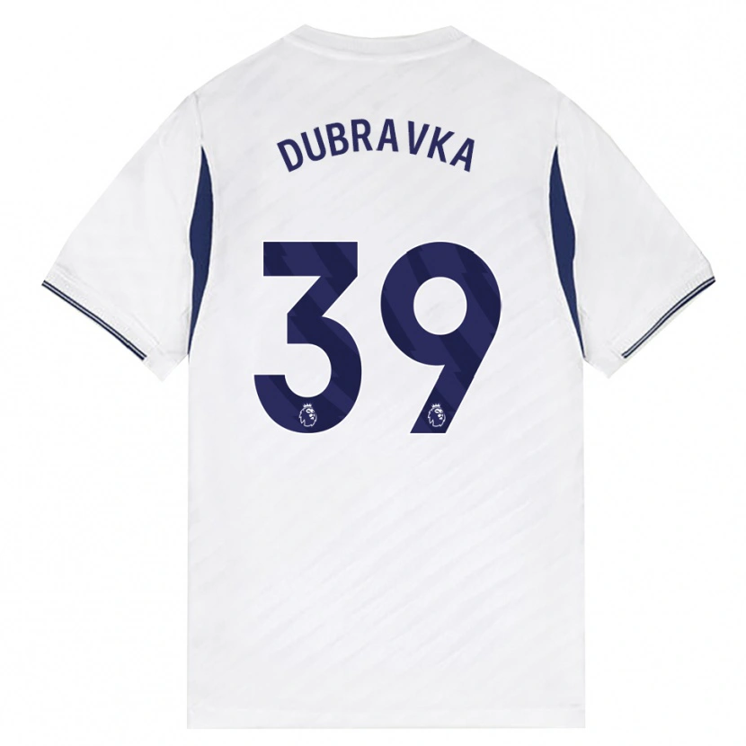 Danxen Mulher Camisola Martin Dúbravka #39 Branco Vermelho Roxo Principal 2026/27 Camisa Brasil