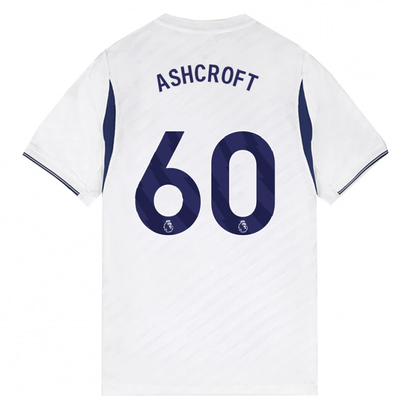 Danxen Mulher Camisola Tyrell Ashcroft #60 Branco Vermelho Roxo Principal 2026/27 Camisa Brasil