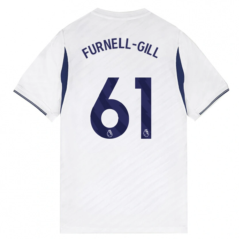 Danxen Mulher Camisola Luca Furnell-Gill #61 Branco Vermelho Roxo Principal 2026/27 Camisa Brasil