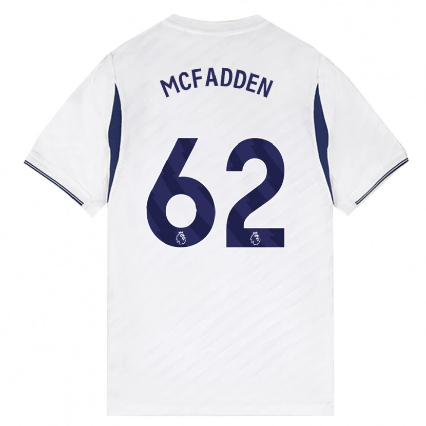 Danxen Mulher Camisola Max Mcfadden #62 Branco Vermelho Roxo Principal 2026/27 Camisa Brasil