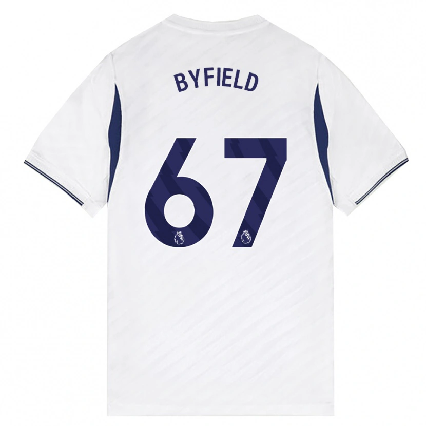 Danxen Mulher Camisola Jun'ai Byfield #67 Branco Vermelho Roxo Principal 2026/27 Camisa Brasil