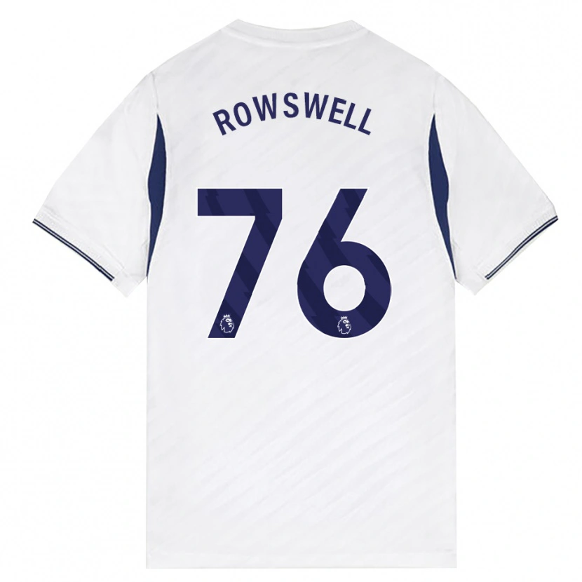 Danxen Mulher Camisola James Rowswell #76 Branco Vermelho Roxo Principal 2026/27 Camisa Brasil