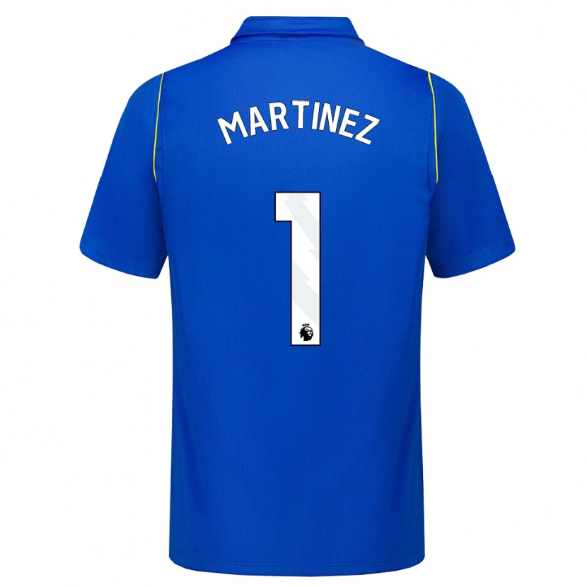 Danxen Mulher Camisola Emiliano Martínez #1 Azul Amarelo Principal 2026/27 Camisa Brasil