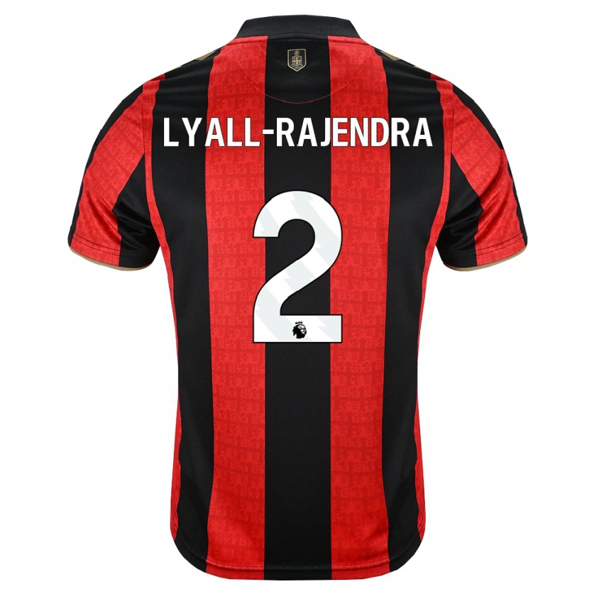 Danxen Mulher Camisola Max Lyall-Rajendra #2 Goldenrod Vermelho Preto Principal 2026/27 Camisa Brasil