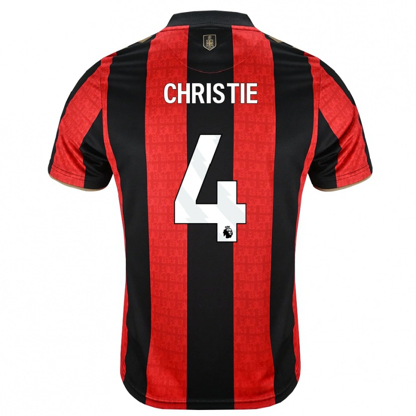 Danxen Mulher Camisola Zac Christie #4 Goldenrod Vermelho Preto Principal 2026/27 Camisa Brasil