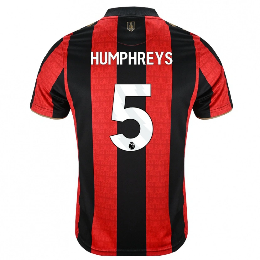 Danxen Mulher Camisola Holly Humphreys #5 Goldenrod Vermelho Preto Principal 2026/27 Camisa Brasil