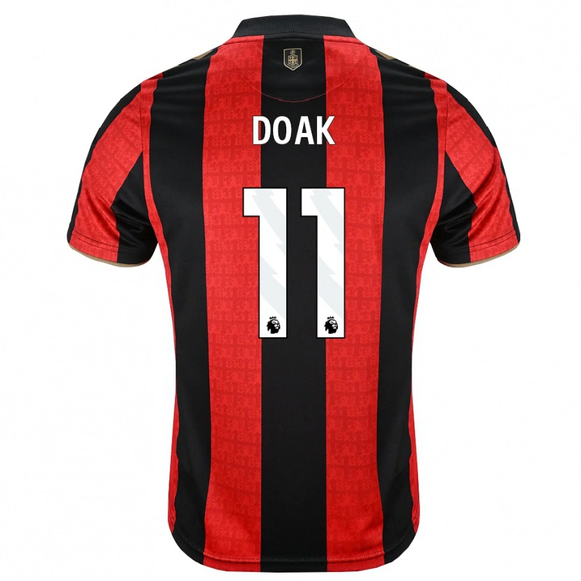 Danxen Mulher Camisola Ben Gannon-Doak #11 Goldenrod Vermelho Preto Principal 2026/27 Camisa Brasil