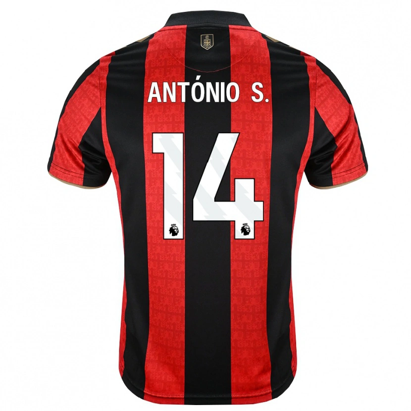 Danxen Mulher Camisola António Silva #14 Goldenrod Vermelho Preto Principal 2026/27 Camisa Brasil