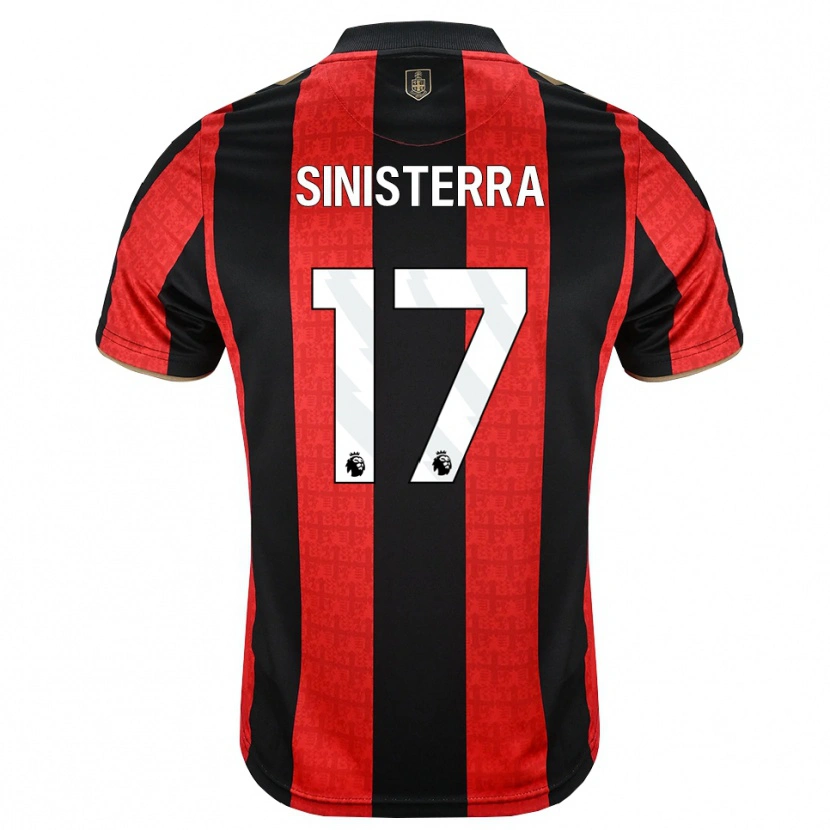 Danxen Mulher Camisola Luis Sinisterra #17 Goldenrod Vermelho Preto Principal 2026/27 Camisa Brasil