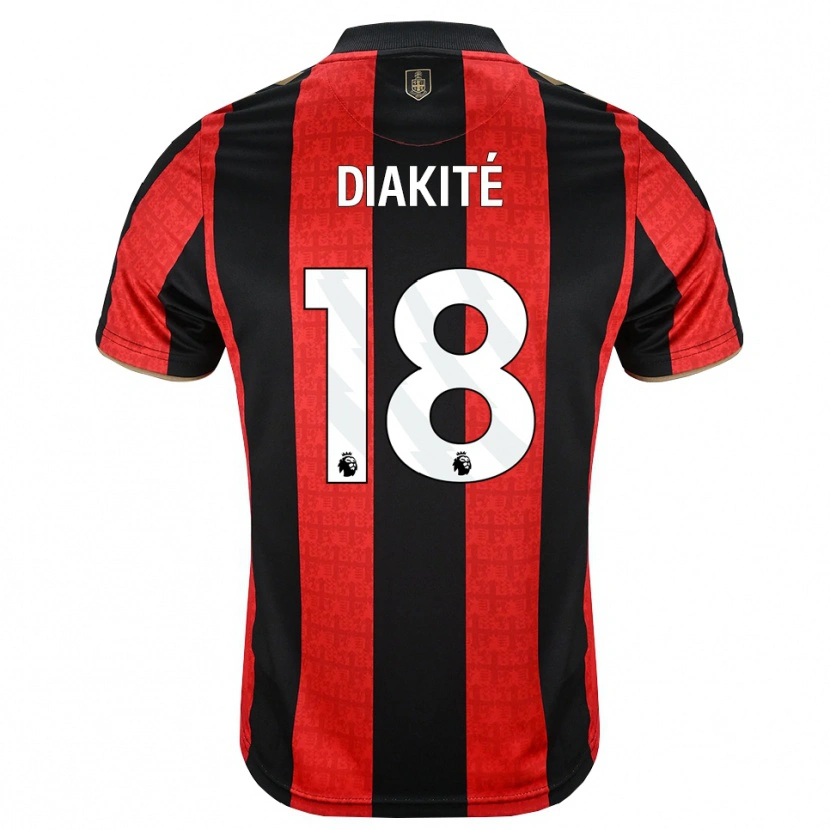 Danxen Mulher Camisola Bafodé Diakité #18 Goldenrod Vermelho Preto Principal 2026/27 Camisa Brasil