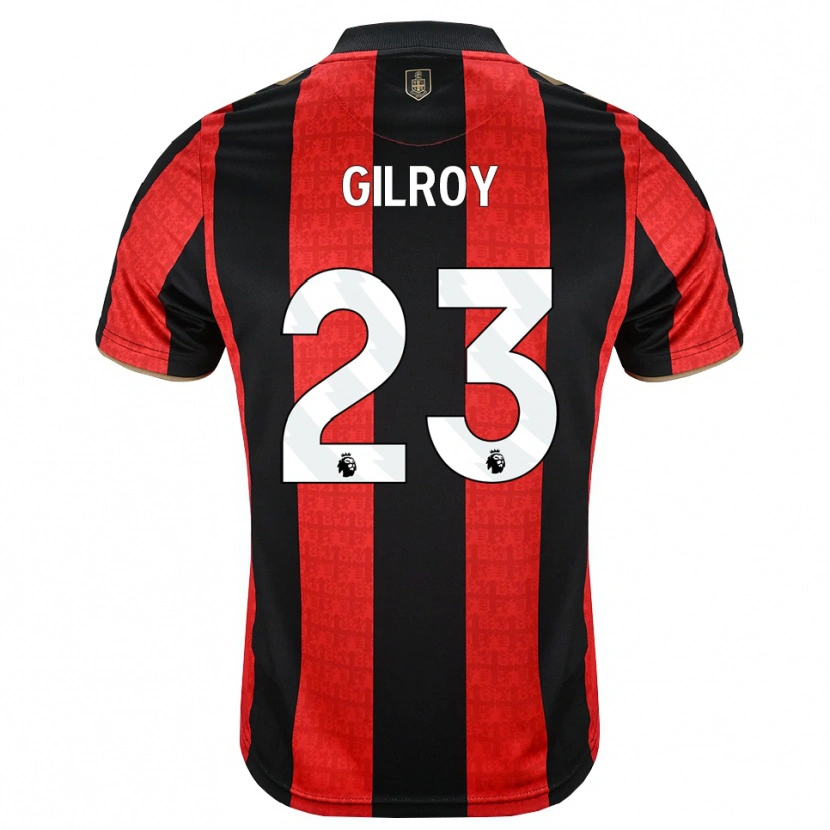 Danxen Mulher Camisola Chloe Gilroy #23 Goldenrod Vermelho Preto Principal 2026/27 Camisa Brasil