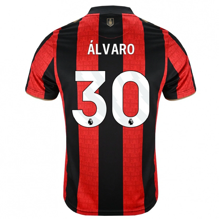 Danxen Mulher Camisola Álvaro Rodríguez #30 Goldenrod Vermelho Preto Principal 2026/27 Camisa Brasil