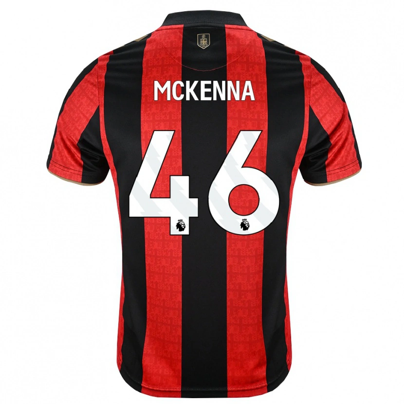 Danxen Mulher Camisola Callan Mckenna #46 Goldenrod Vermelho Preto Principal 2026/27 Camisa Brasil