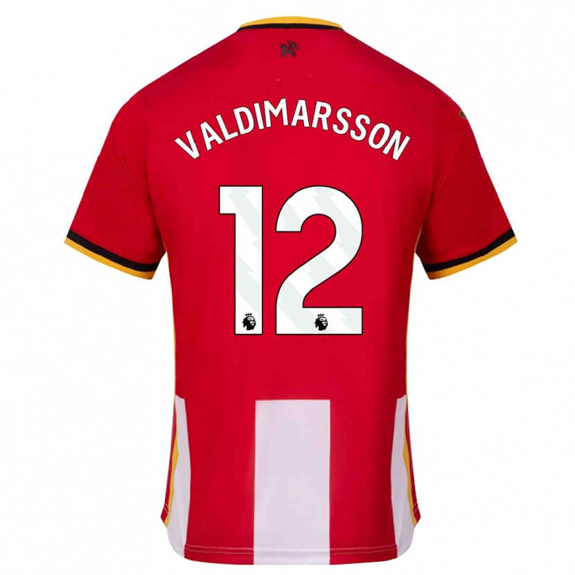 Danxen Mulher Camisola Hákon Valdimarsson #12 Amarelo Preto Vermelho Principal 2026/27 Camisa Brasil