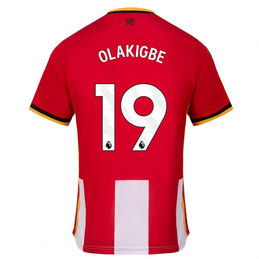 Danxen Mulher Camisola Michael Olakigbe #19 Amarelo Preto Vermelho Principal 2026/27 Camisa Brasil