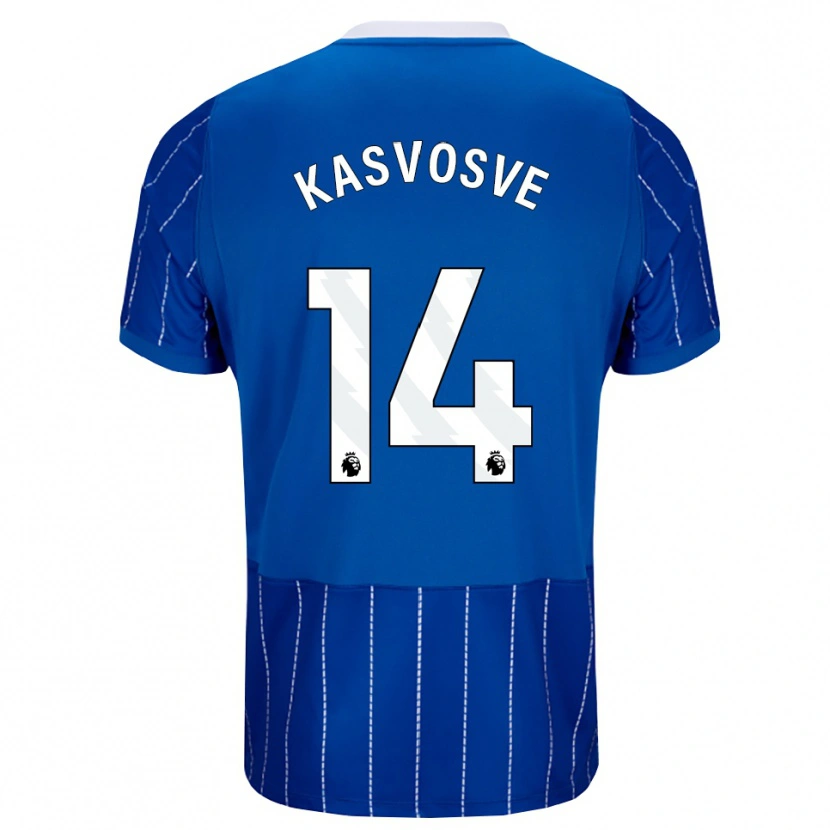Danxen Mulher Camisola Henry Kasvosve #14 Mediumblue Branco Principal 2026/27 Camisa Brasil