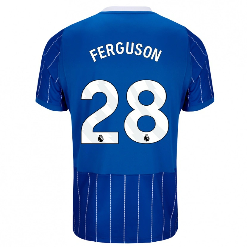 Danxen Mulher Camisola Evan Ferguson #28 Mediumblue Branco Principal 2026/27 Camisa Brasil