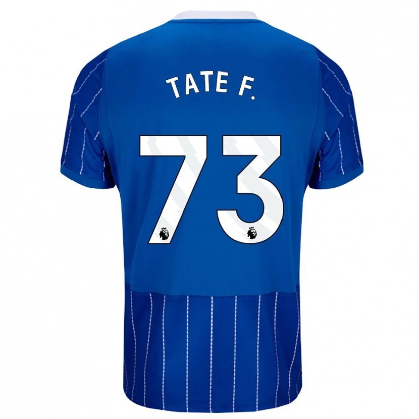 Danxen Mulher Camisola Tate Ferdinand #73 Mediumblue Branco Principal 2026/27 Camisa Brasil