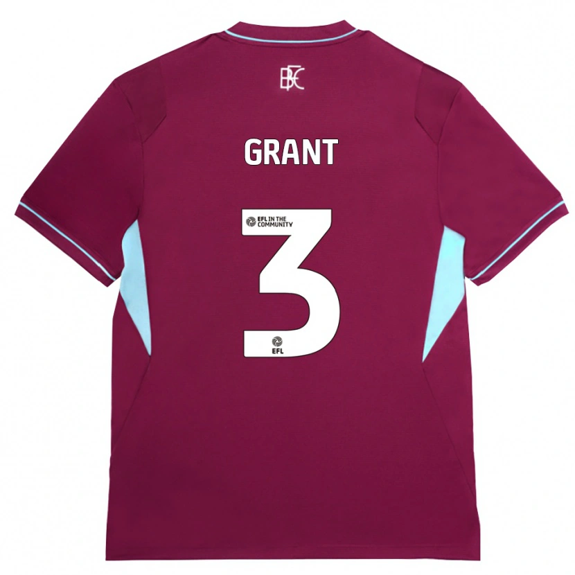 Danxen Mulher Camisola Bradley Grant #3 Borgonha Verde Principal 2026/27 Camisa Brasil