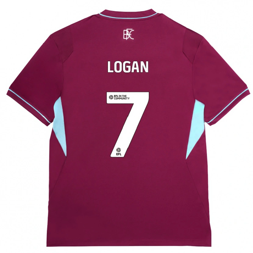 Danxen Mulher Camisola Heidi Logan #7 Borgonha Verde Principal 2026/27 Camisa Brasil