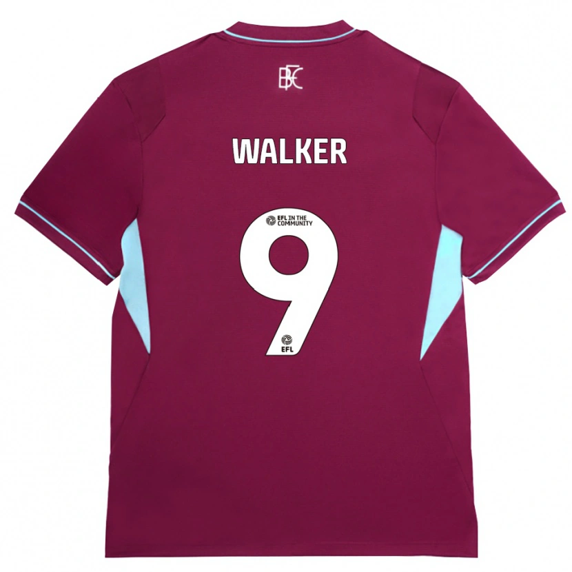 Danxen Mulher Camisola Claudia Walker #9 Borgonha Verde Principal 2026/27 Camisa Brasil