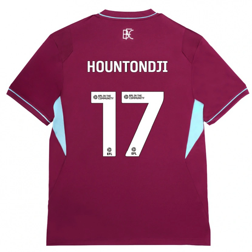 Danxen Mulher Camisola Andréas Hountondji #17 Borgonha Verde Principal 2026/27 Camisa Brasil