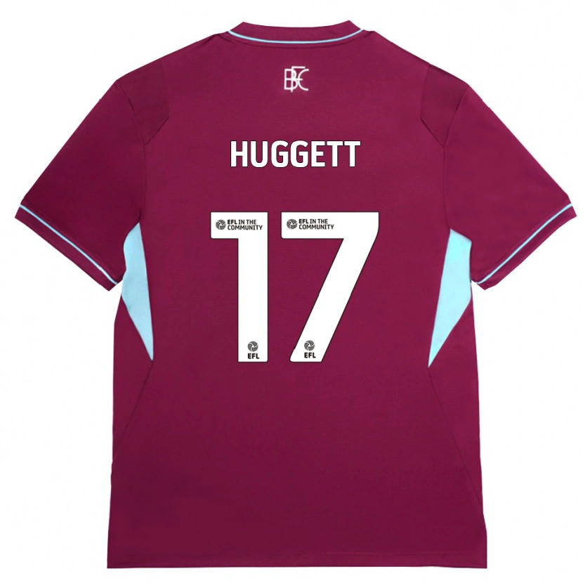 Danxen Mulher Camisola Aiden Huggett #17 Borgonha Verde Principal 2026/27 Camisa Brasil