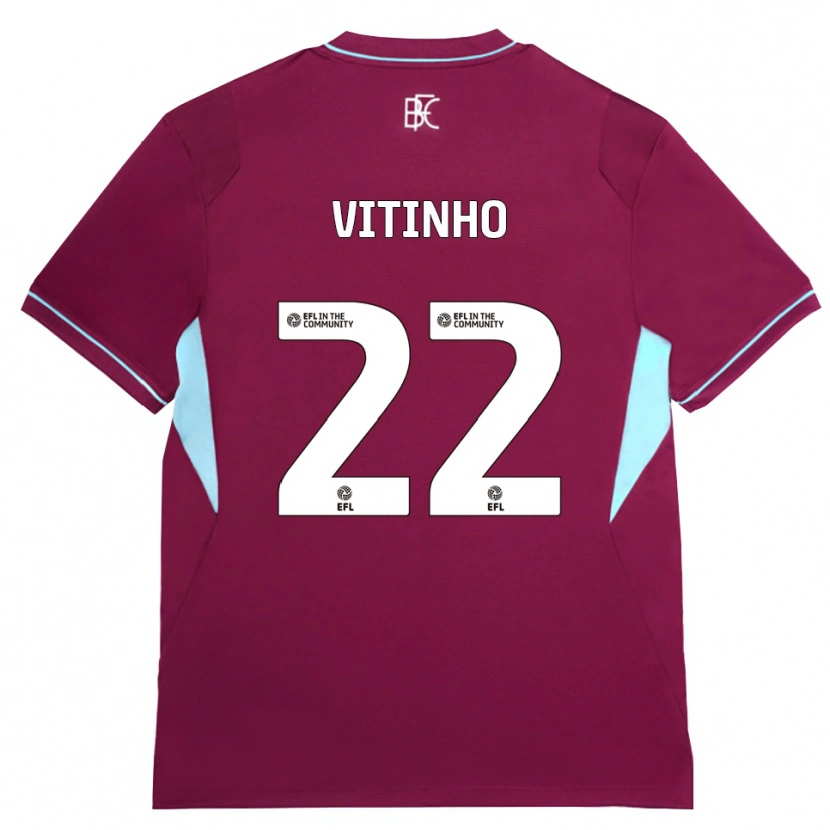 Danxen Mulher Camisola Vitinho #22 Borgonha Verde Principal 2026/27 Camisa Brasil