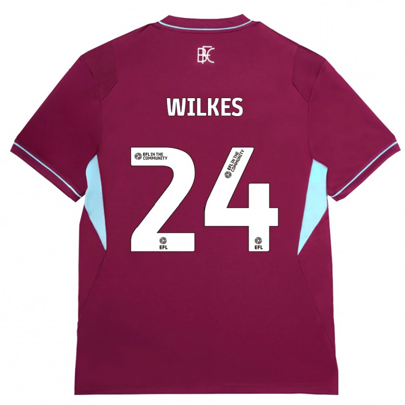 Danxen Mulher Camisola Tilly Wilkes #24 Borgonha Verde Principal 2026/27 Camisa Brasil