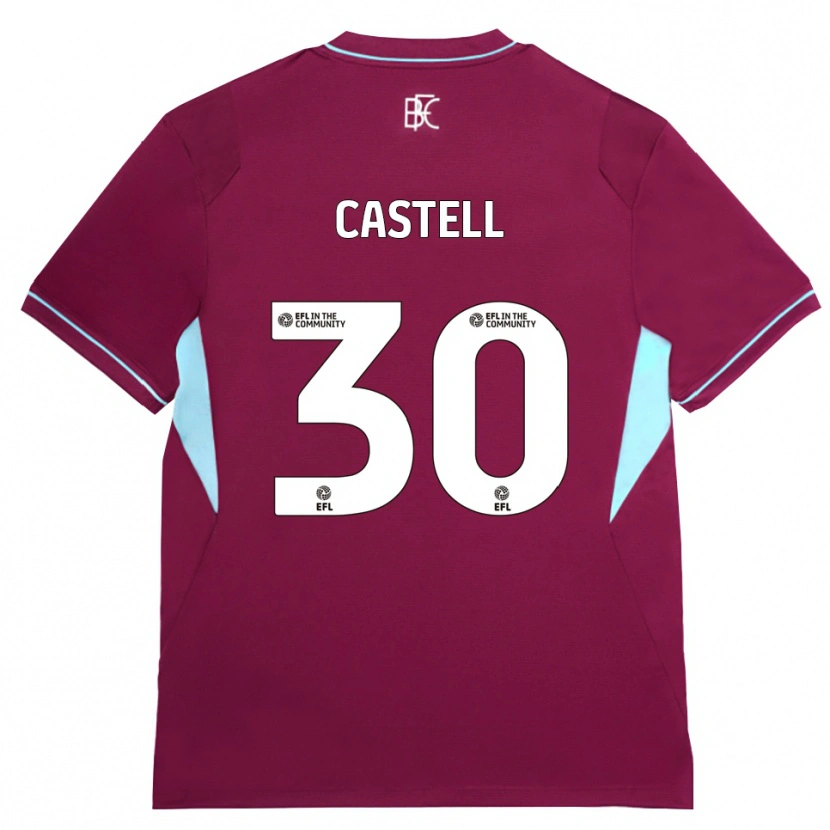 Danxen Mulher Camisola Lluc Castell #30 Borgonha Verde Principal 2026/27 Camisa Brasil