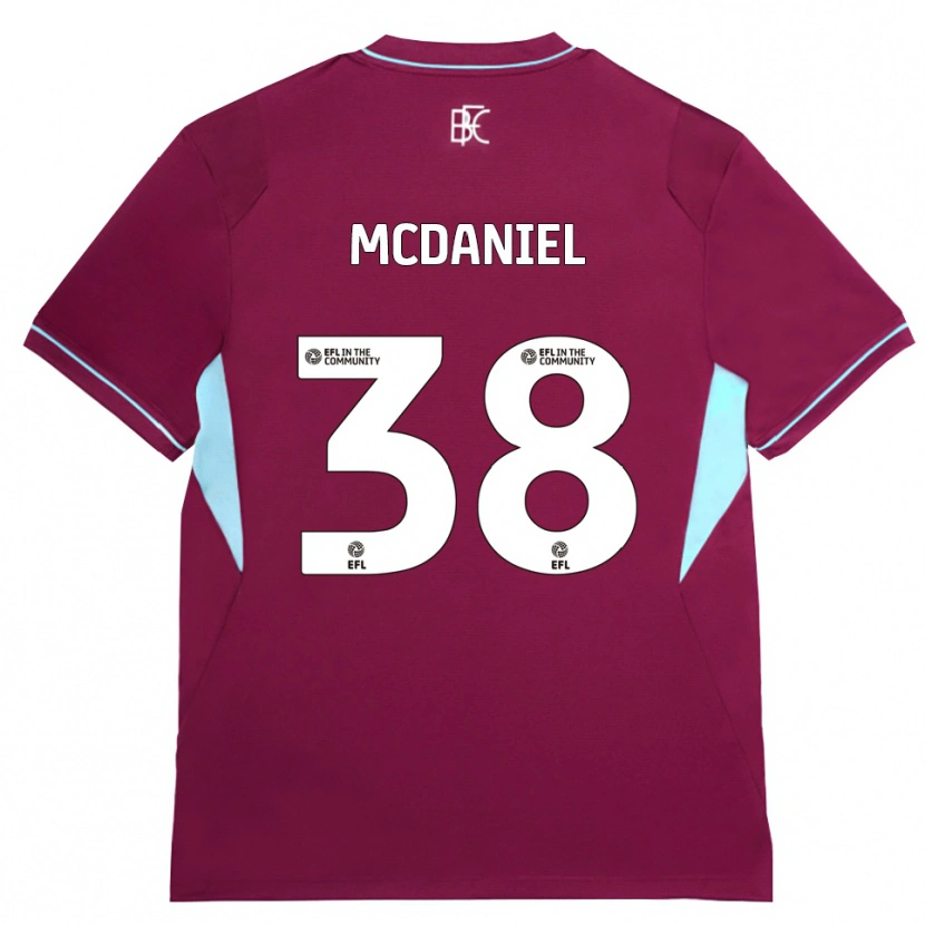Danxen Mulher Camisola Louise Mcdaniel #38 Borgonha Verde Principal 2026/27 Camisa Brasil