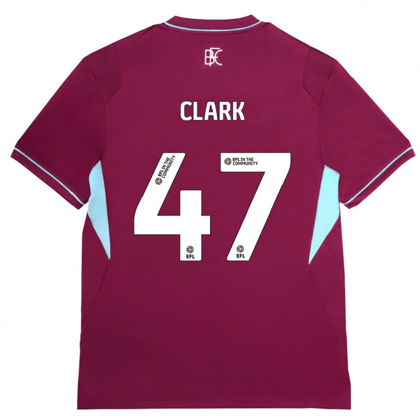 Danxen Mulher Camisola Ellis Clark #47 Borgonha Verde Principal 2026/27 Camisa Brasil