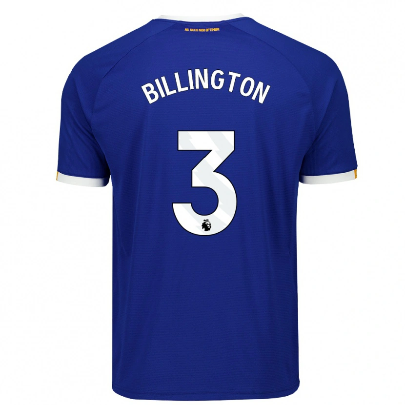 Danxen Mulher Camisola Harvey Billington #3 Azul Branco Amarelo Principal 2026/27 Camisa Brasil
