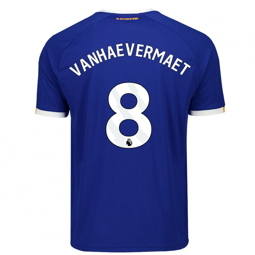Danxen Mulher Camisola Justine Vanhaevermaet #8 Azul Branco Amarelo Principal 2026/27 Camisa Brasil