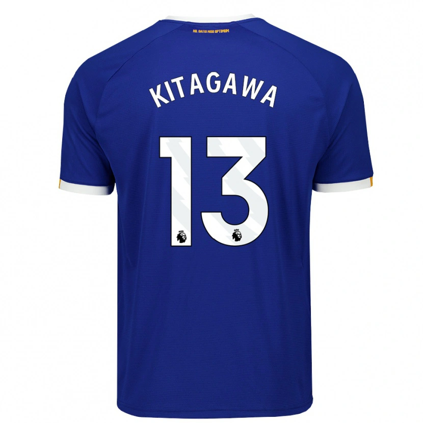 Danxen Mulher Camisola Hikaru Kitagawa #13 Azul Branco Amarelo Principal 2026/27 Camisa Brasil