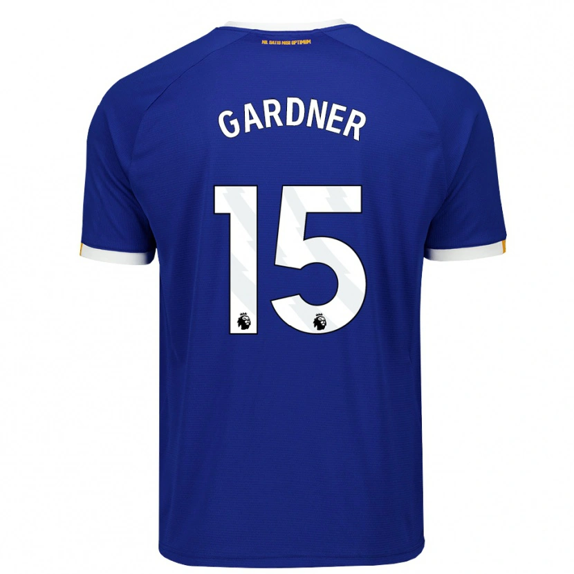Danxen Mulher Camisola Luis Gardner #15 Azul Branco Amarelo Principal 2026/27 Camisa Brasil