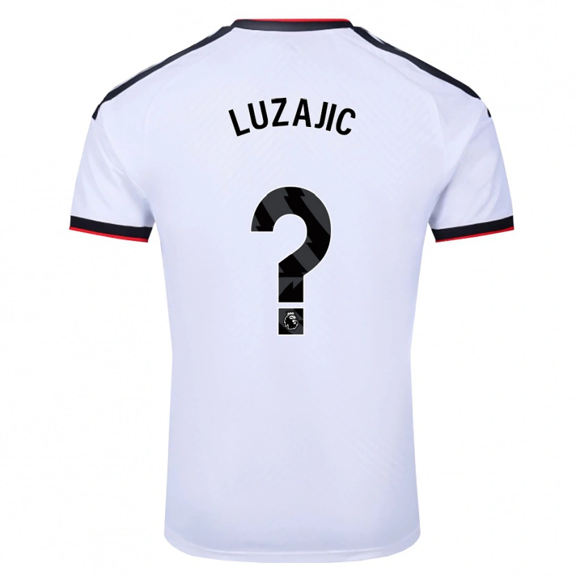 Danxen Mulher Camisola Stefan Luzajic #0 Branco Preto Vermelho Principal 2026/27 Camisa Brasil