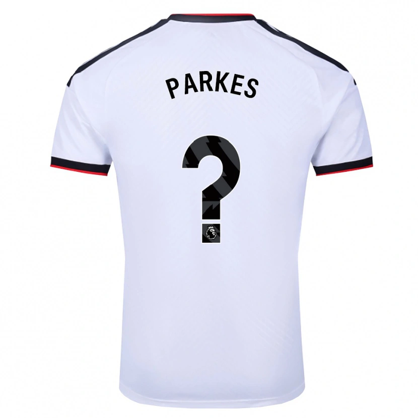 Danxen Mulher Camisola Stefan Parkes #0 Branco Preto Vermelho Principal 2026/27 Camisa Brasil
