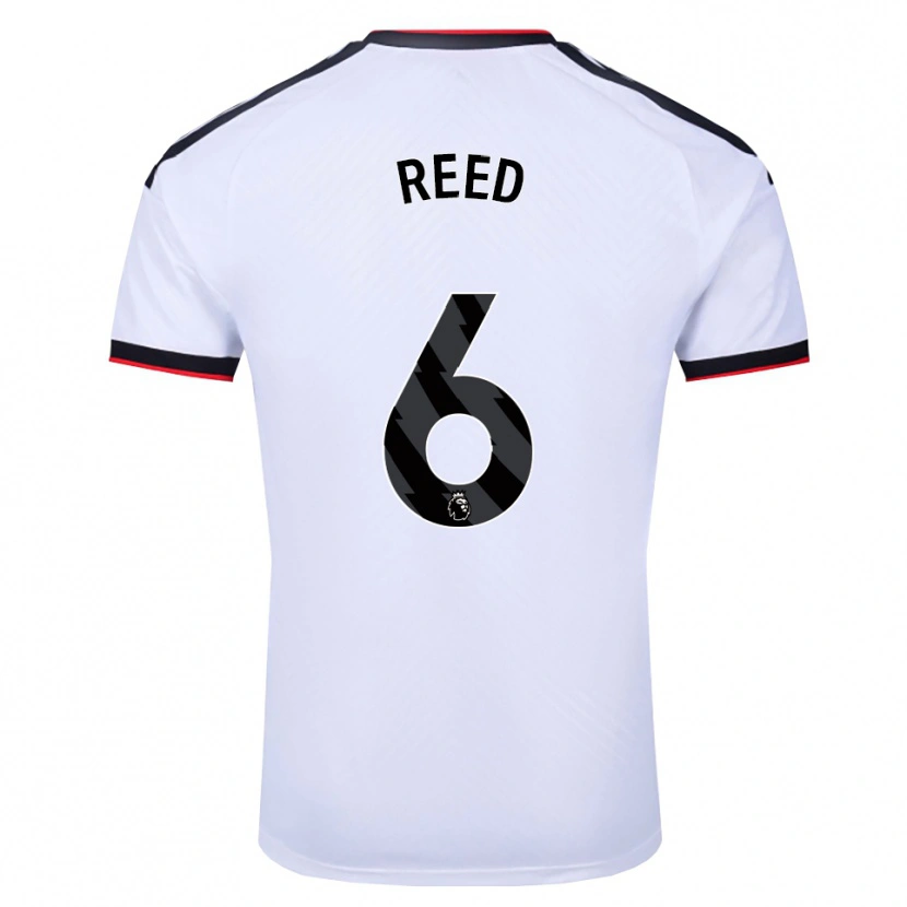 Danxen Mulher Camisola Harrison Reed #6 Branco Preto Vermelho Principal 2026/27 Camisa Brasil