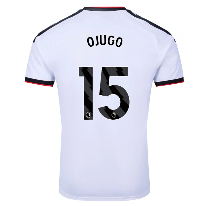 Danxen Mulher Camisola Tyrell Ojugo #15 Branco Preto Vermelho Principal 2026/27 Camisa Brasil