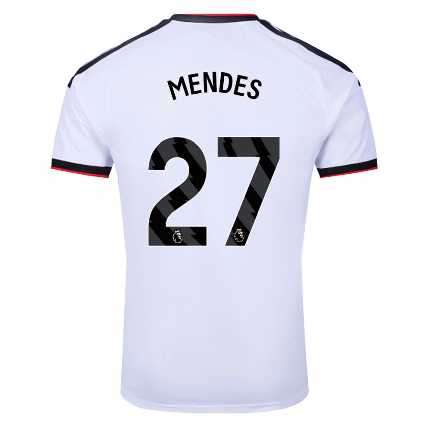 Danxen Mulher Camisola Megalie Mendes #27 Branco Preto Vermelho Principal 2026/27 Camisa Brasil