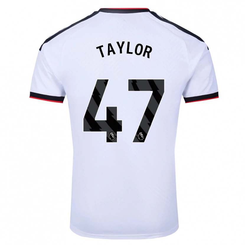 Danxen Mulher Camisola Bo Taylor #47 Branco Preto Vermelho Principal 2026/27 Camisa Brasil