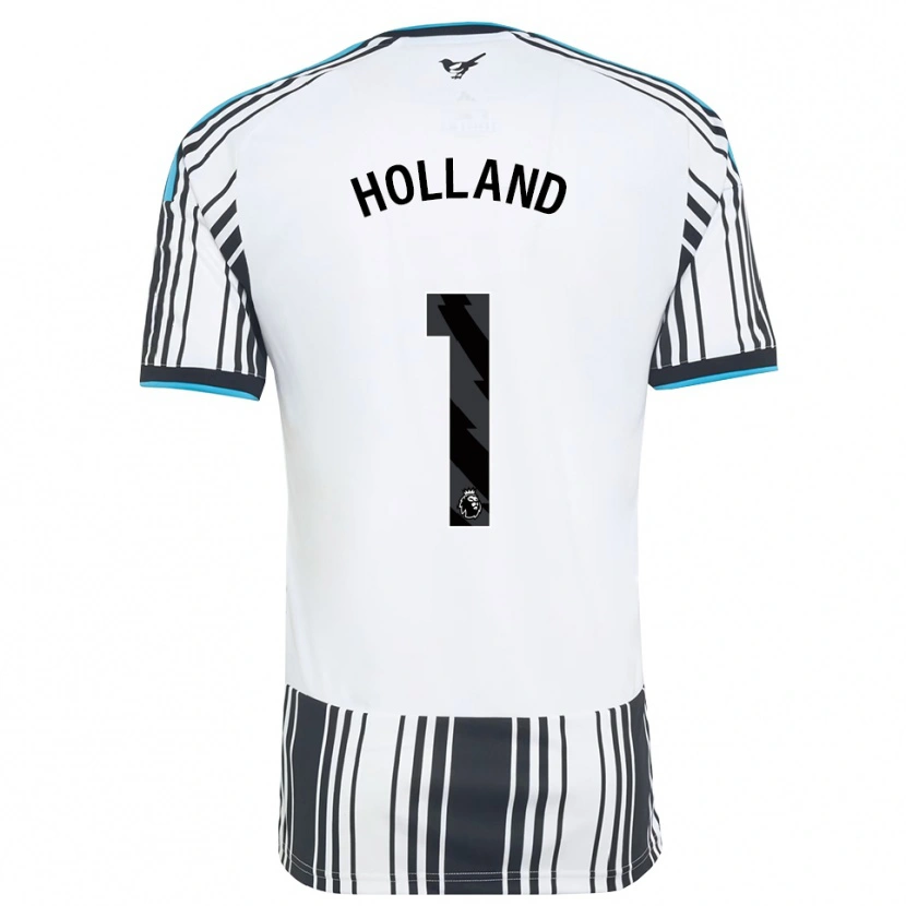 Danxen Mulher Camisola Oliver Holland #1 Skyblue Preto Branco Principal 2026/27 Camisa Brasil