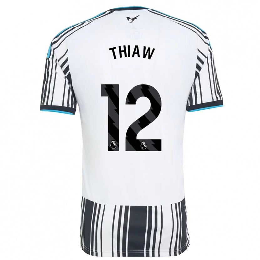 Danxen Mulher Camisola Malick Thiaw #12 Skyblue Preto Branco Principal 2026/27 Camisa Brasil