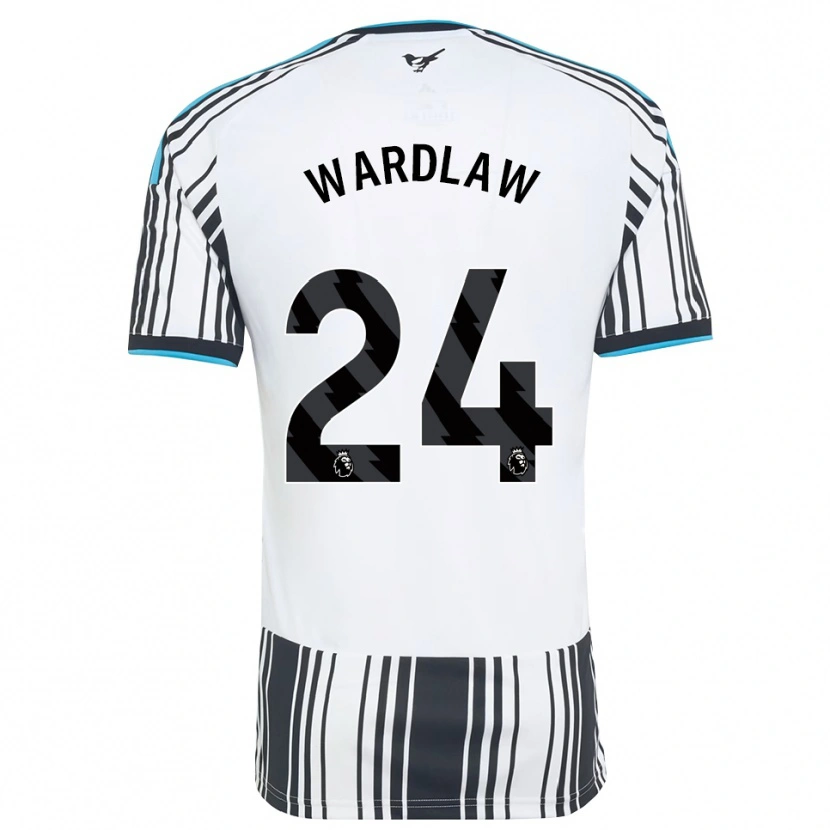 Danxen Mulher Camisola Charlotte Wardlaw #24 Skyblue Preto Branco Principal 2026/27 Camisa Brasil