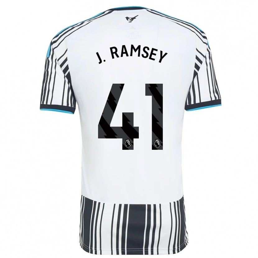 Danxen Mulher Camisola Jacob Ramsey #41 Skyblue Preto Branco Principal 2026/27 Camisa Brasil
