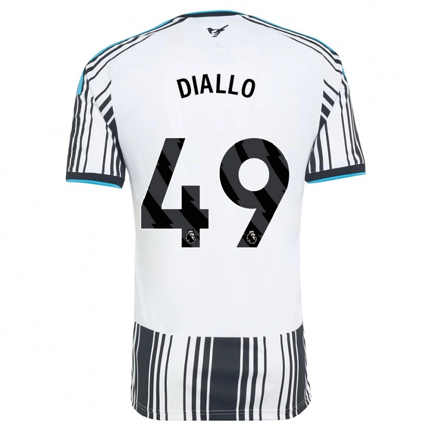 Danxen Mulher Camisola Amadou Diallo #49 Skyblue Preto Branco Principal 2026/27 Camisa Brasil